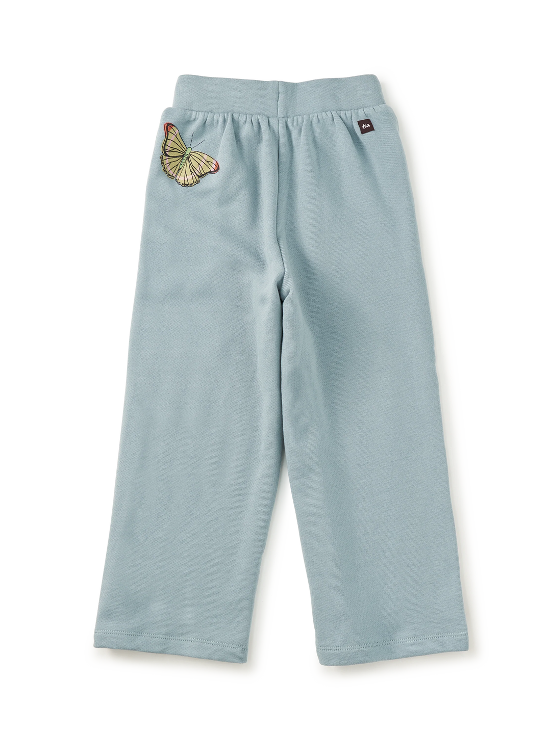 Tea Collection Wide Leg French Terry Pant - Tourmaline