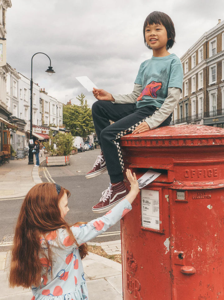 Tea Collection Tower Bridget T-Rex Layered Tee - Marsh