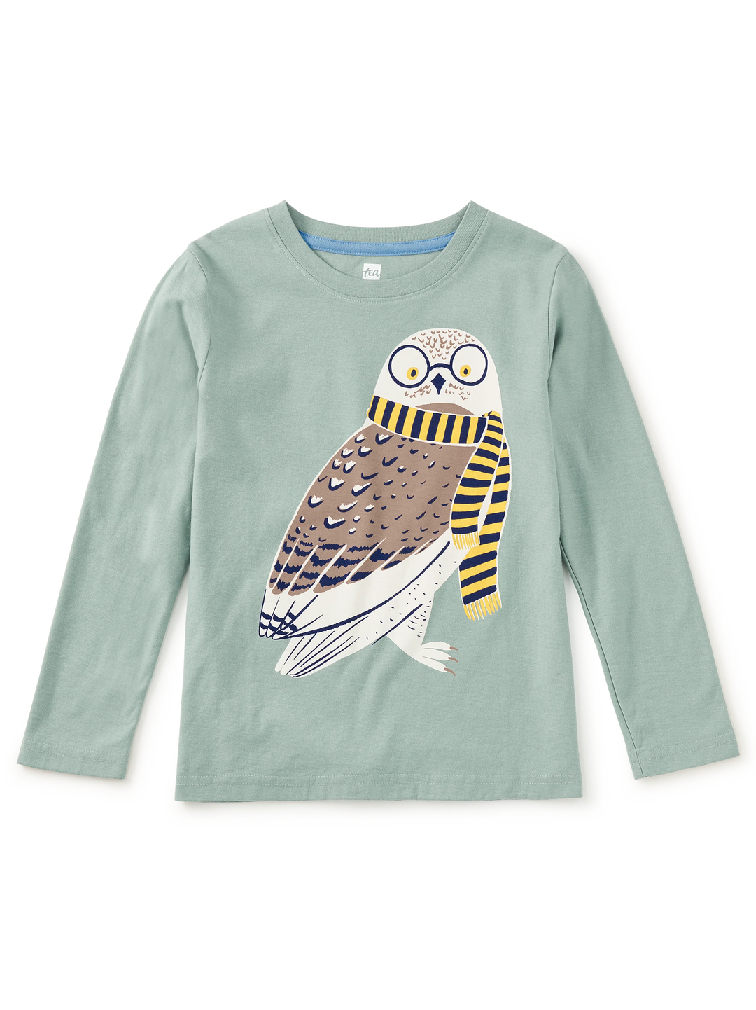 Tea Collection Oxford Owl Tee - Sea