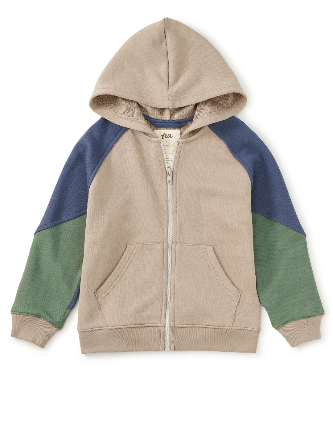 Tea Collection Colorblock Hoodie - Mist