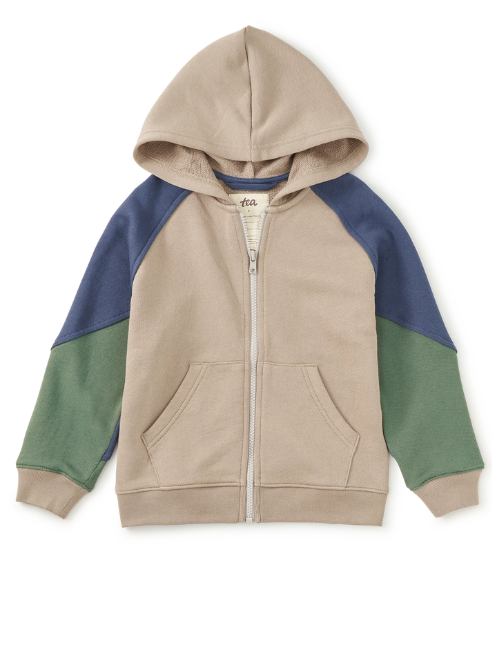 Tea Collection Colorblock Hoodie - Mist