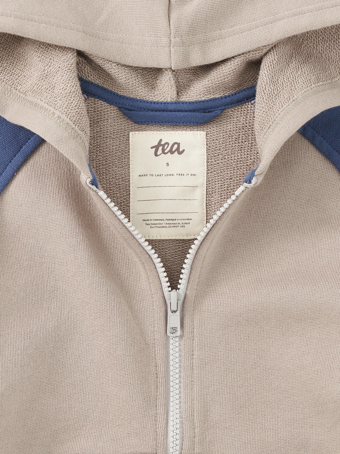 Tea Collection Colorblock Hoodie - Mist