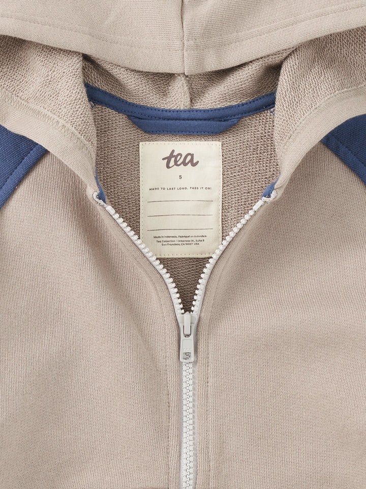 Tea Collection Colorblock Hoodie - Mist