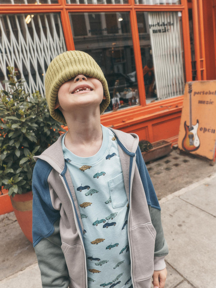 Tea Collection Colorblock Hoodie - Mist