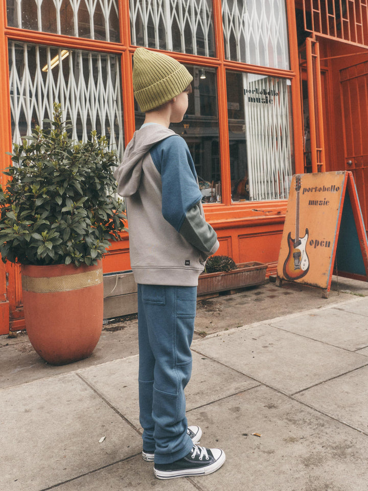 Tea Collection Colorblock Hoodie - Mist