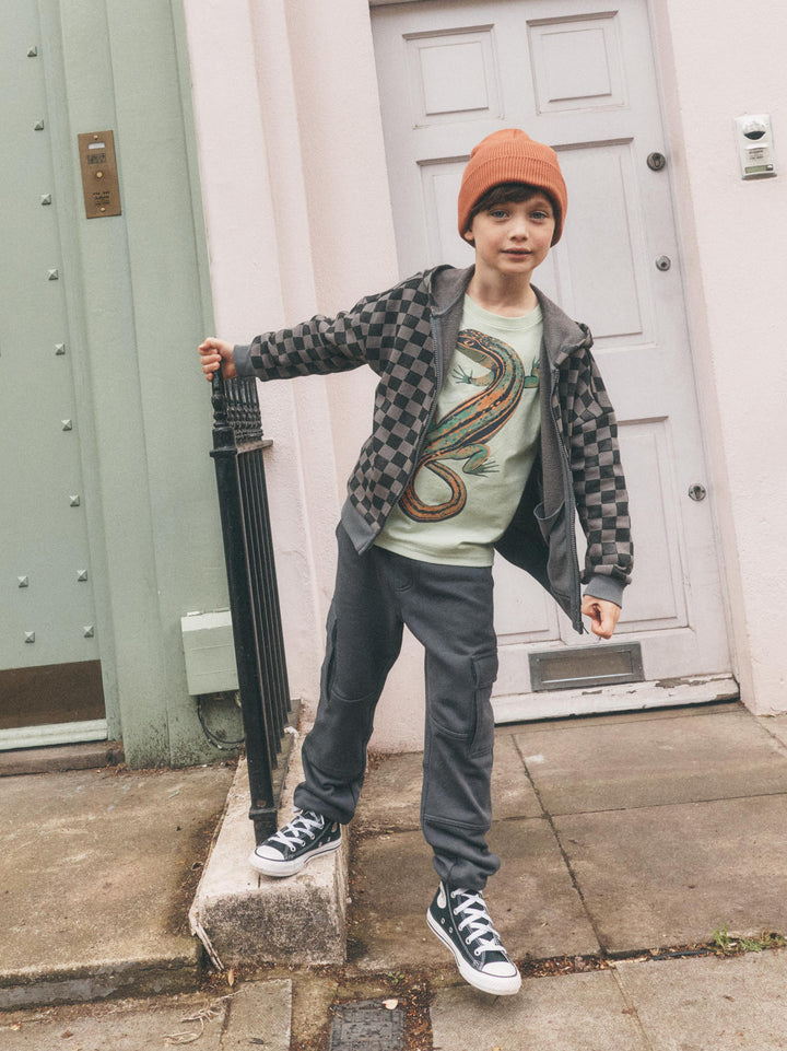 Tea Collection Cargo Pocket Joggers - Pepper