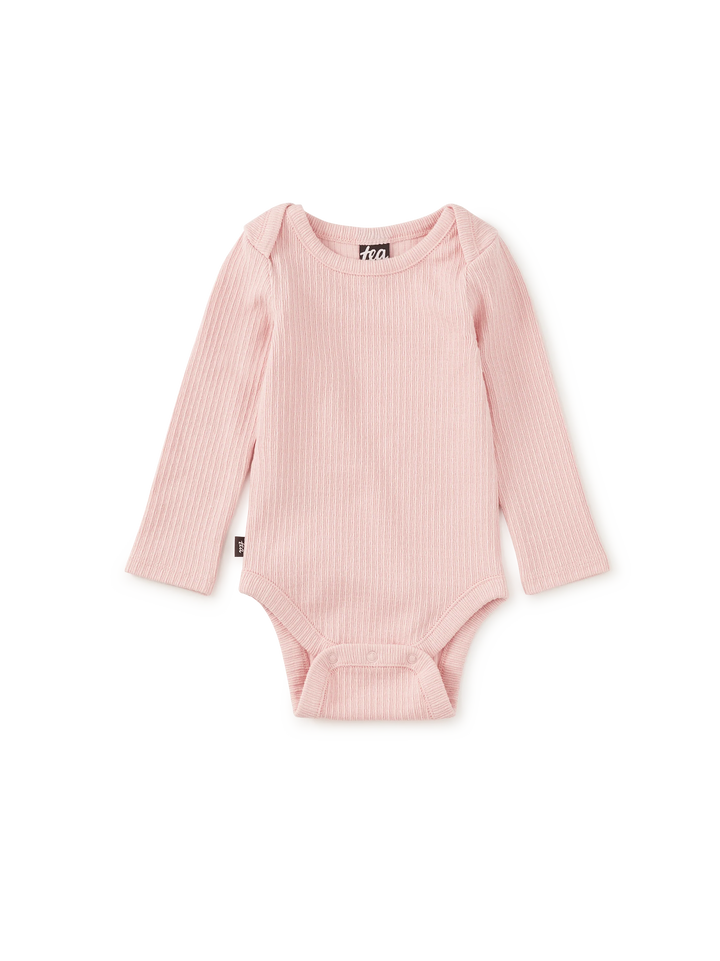 Tea Collection Lap Shoulder Baby Bodysuit - Apple Blossom