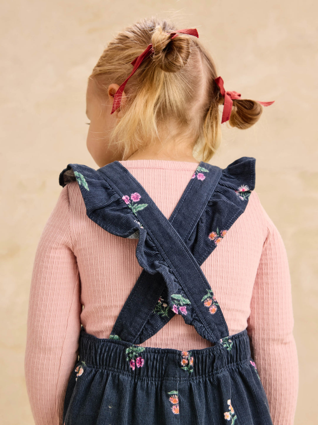Tea Collection Lap Shoulder Baby Bodysuit - Apple Blossom