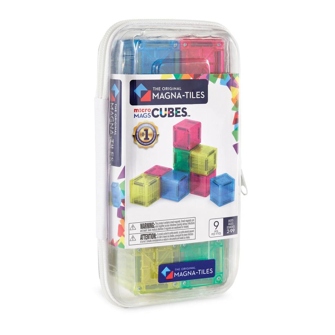 Valtech Magna-Tiles microMags Cubes 9 pc set