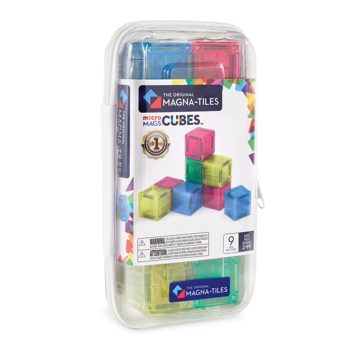 Valtech Magna-Tiles microMags Cubes 9 pc set