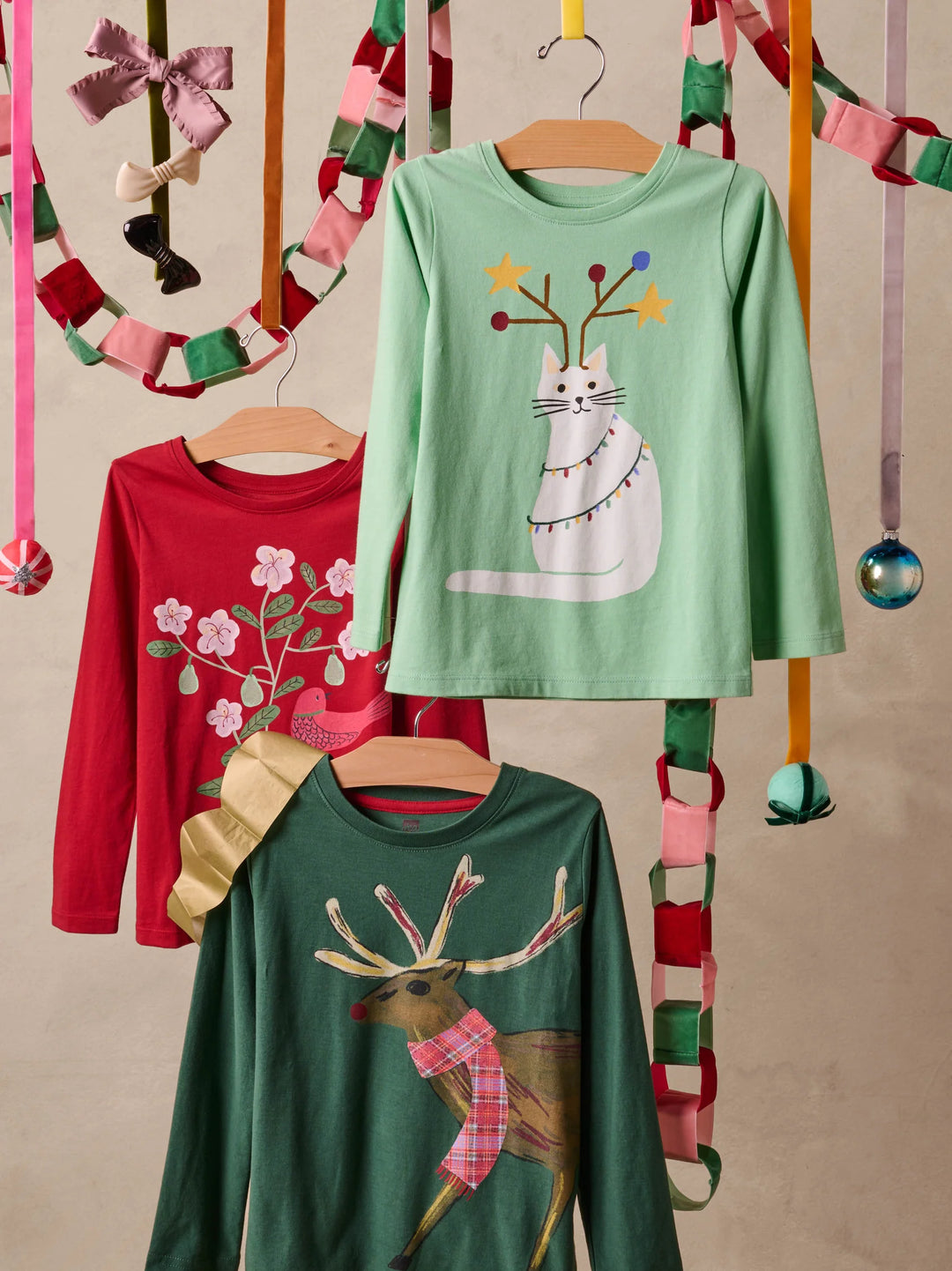 Tea Collection Holiday Cat Graphic Tee - Parkside