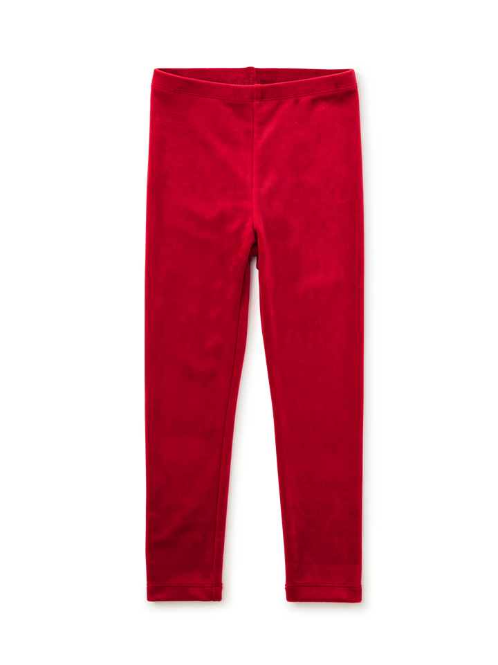 Tea Collection Very Velour Leggings - Red Wagon