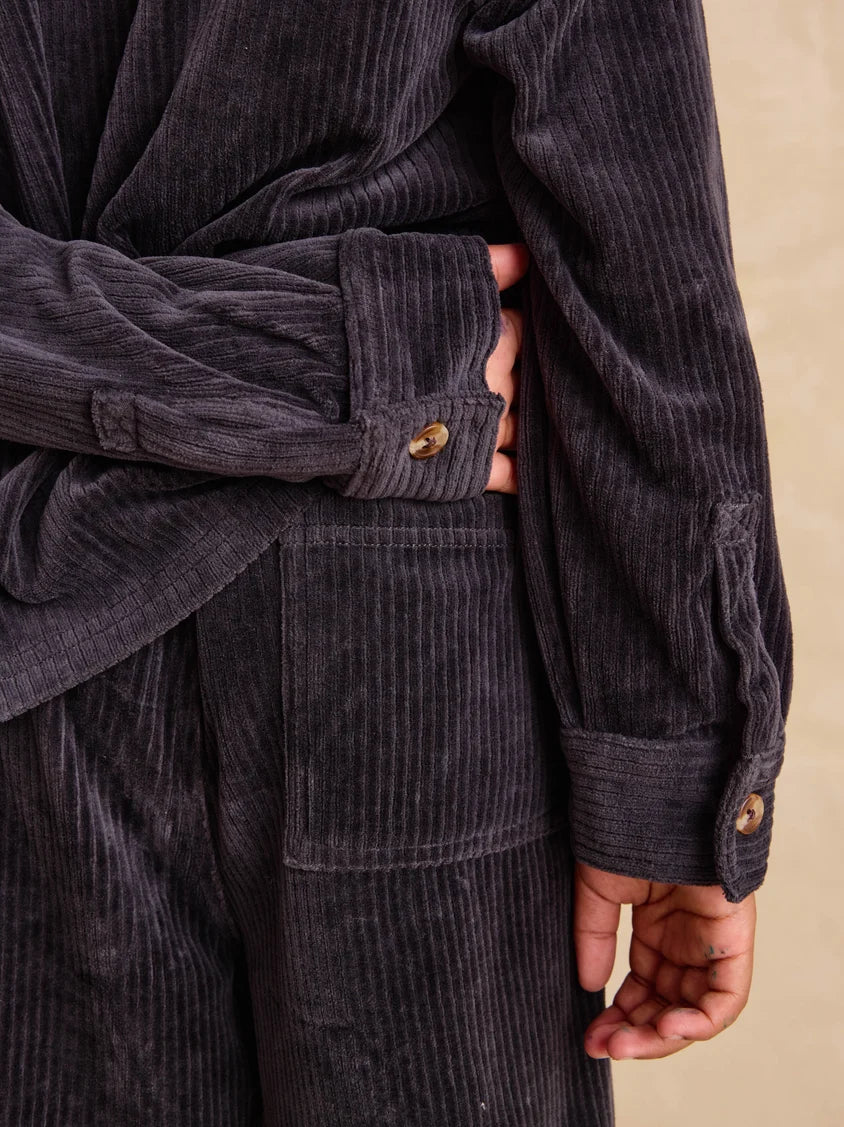 Tea Collection Corded Velour Pants - Pepper