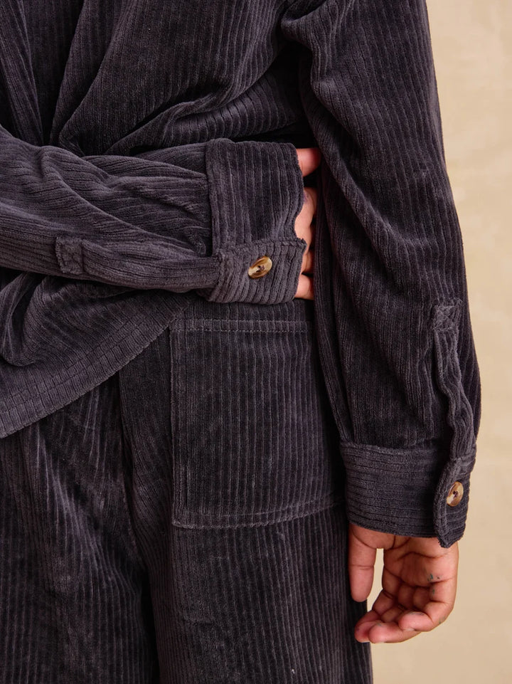 Tea Collection Corded Velour Pants - Pepper