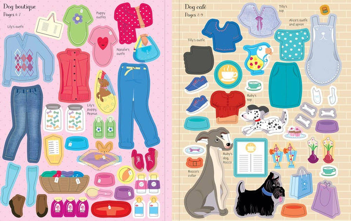 Sticker Dolly Dressing Dogs and Puppies : Usborne