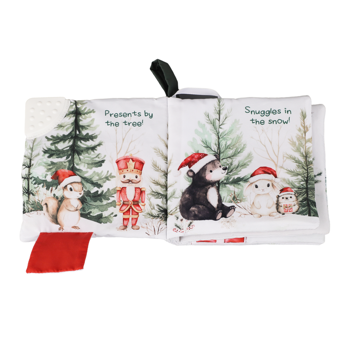 Ali + Oli Christmas Friends – 10-Page Crinkle Cloth Book for Babies