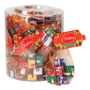 Madelaine Milk Chocolate Foiled Christmas Presents Bag