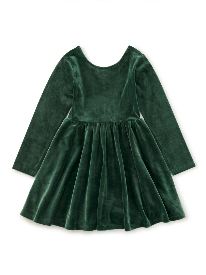 Tea Collection Velour Ballet Dress - Pineneedle