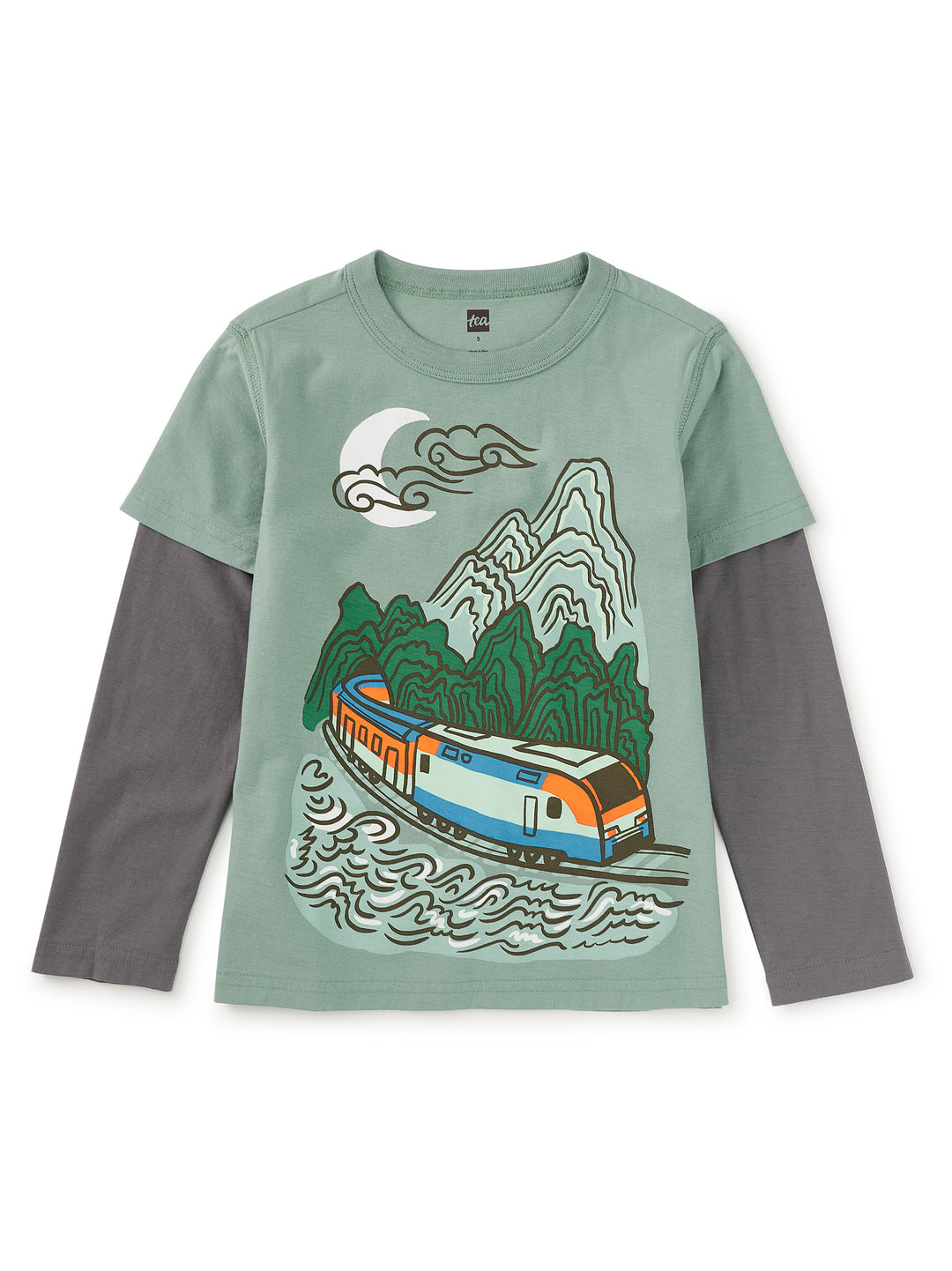 Tea Collection Korean Train Layered Tee