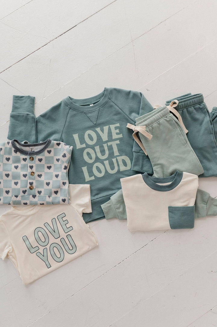 Babysprouts Raglan Love Sweatshirt