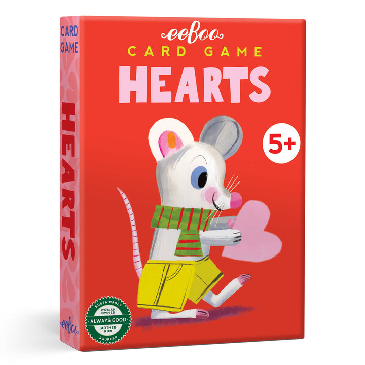 eeBoo Hearts Playing Cards