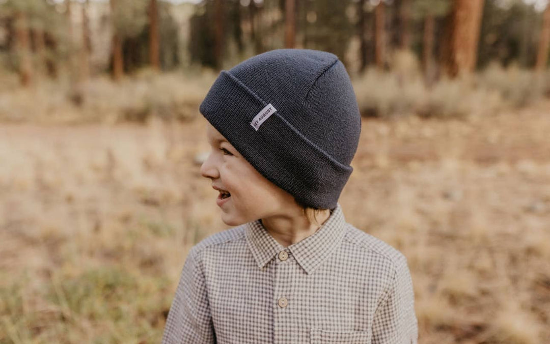 Hey August Knit Cuff Beanie - Indigo 