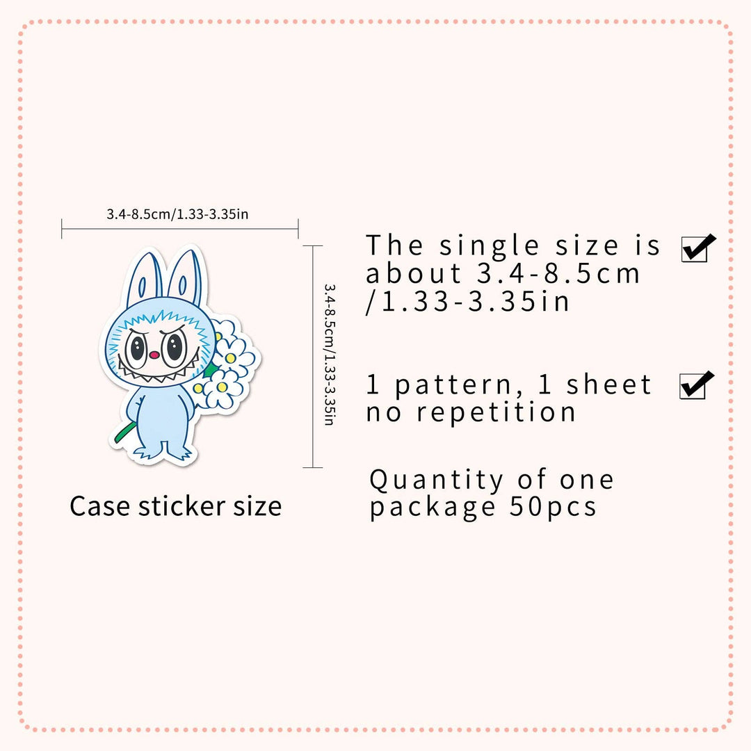 Little Trendy Cute Monster Cute Deco Sticker Set