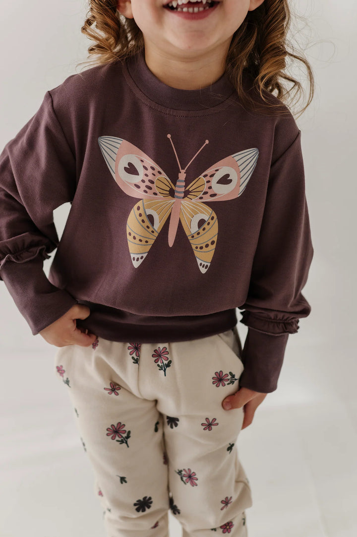 Babysprouts Ruffle Hem Butterfly Shirt