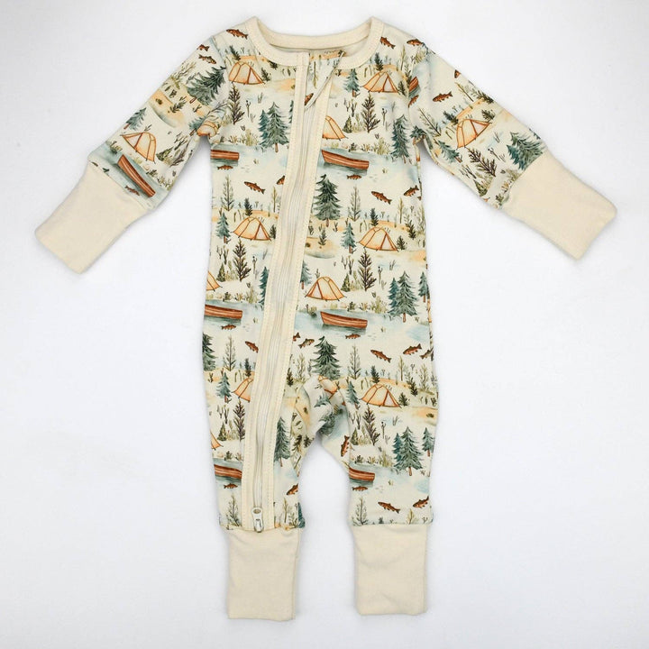 Earthy Organic 2-Way Zip Front Zipper Sleeper - Everett