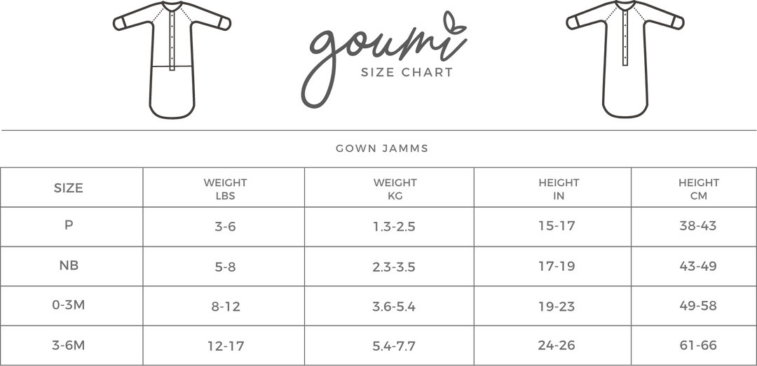 Goumi 24 Hour Convertible Sleeper Baby Gown - Sandstone