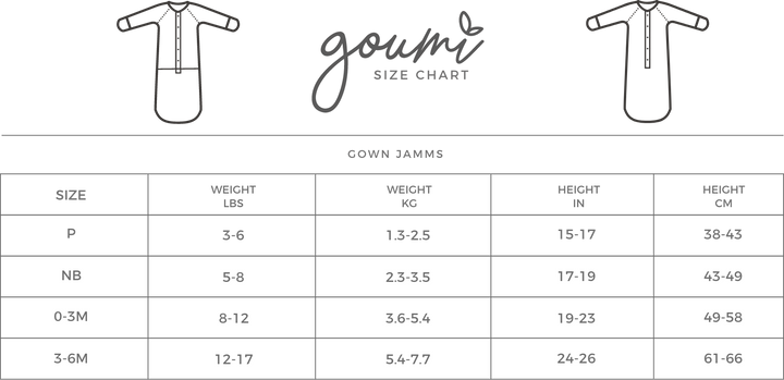 Goumi 24 Hour Convertible Sleeper Baby Gown - Rose