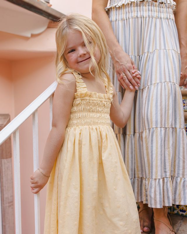 Rylee + Cru Hannah Dress - Lemon