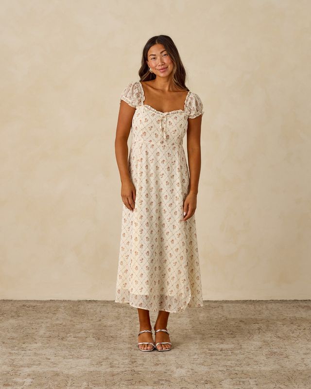 Noralee Nancy Dress - Victorian Flora