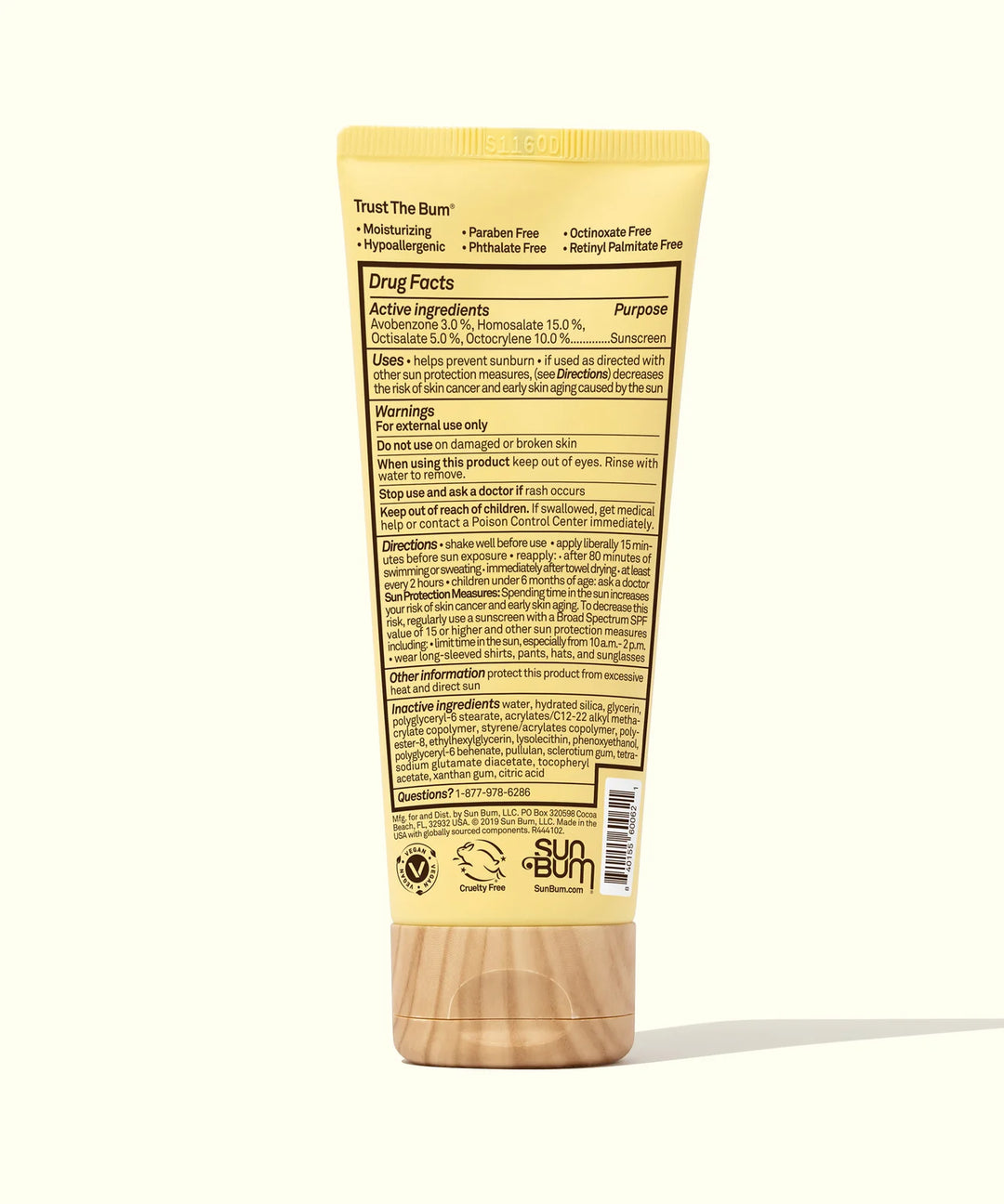 Sun Bum Original SPF 70 Sunscreen Face Lotion