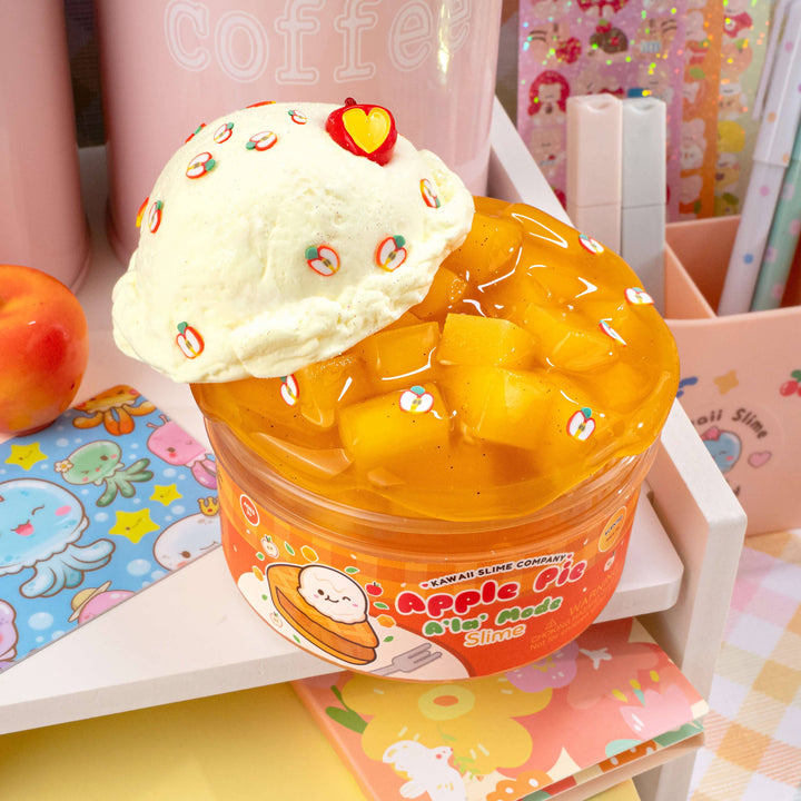 Kawaii Slime Apple Pie à la Mode Slime