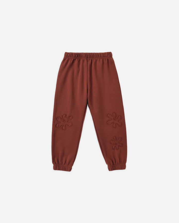 Rylee + Cru Baggy Sweatpant - Brick