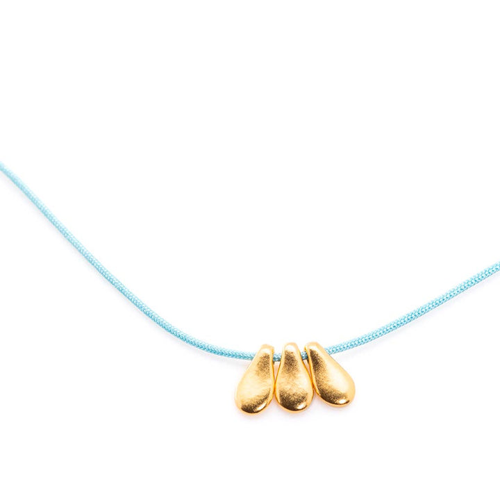 Bronwen Tiny Charm - 3 Petal Necklace