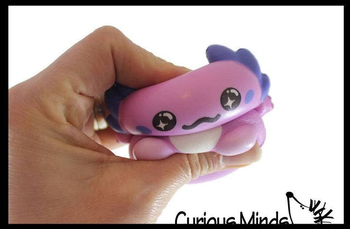 Curious Minds Toys Axolotl Slow Rise Squishy Toys