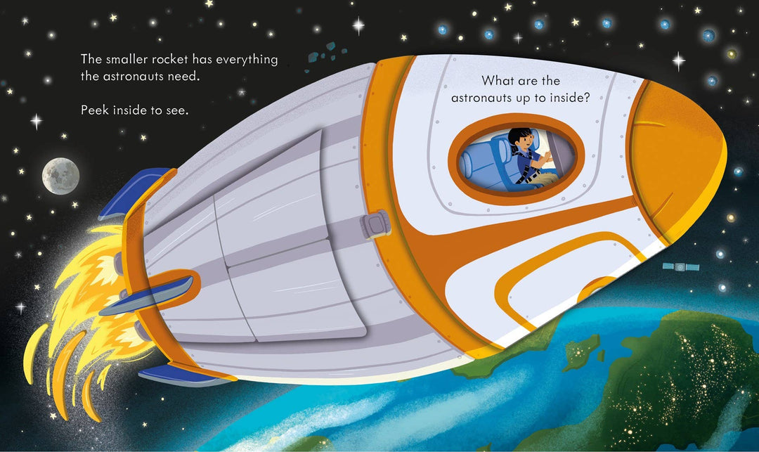 Usborne Peek Inside How a Rocket Works