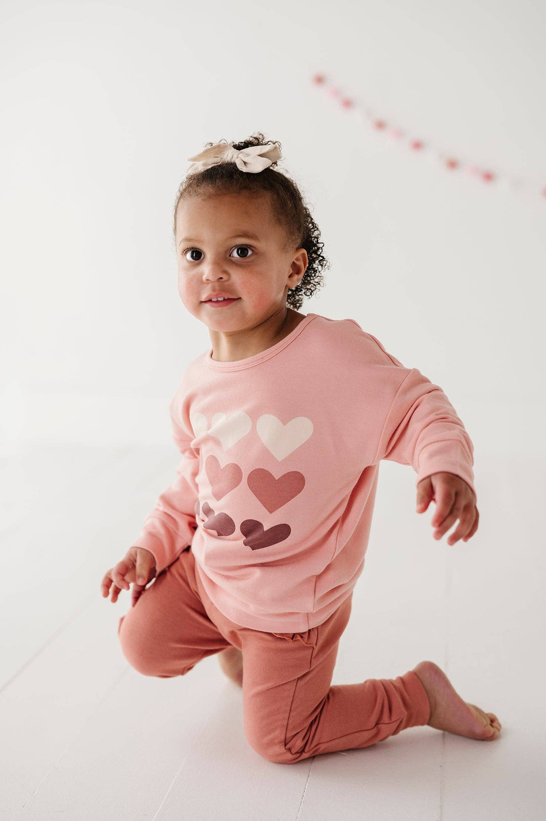 Babysprouts Heart Drop-Shoulder Sweatshirt