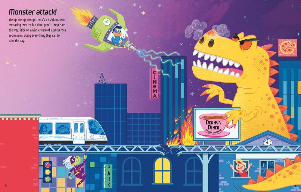 Usborne First Sticker Book Superheroes