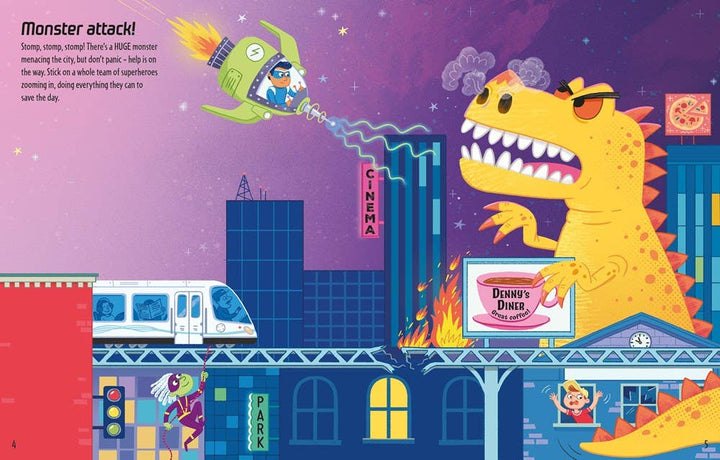 Usborne First Sticker Book Superheroes