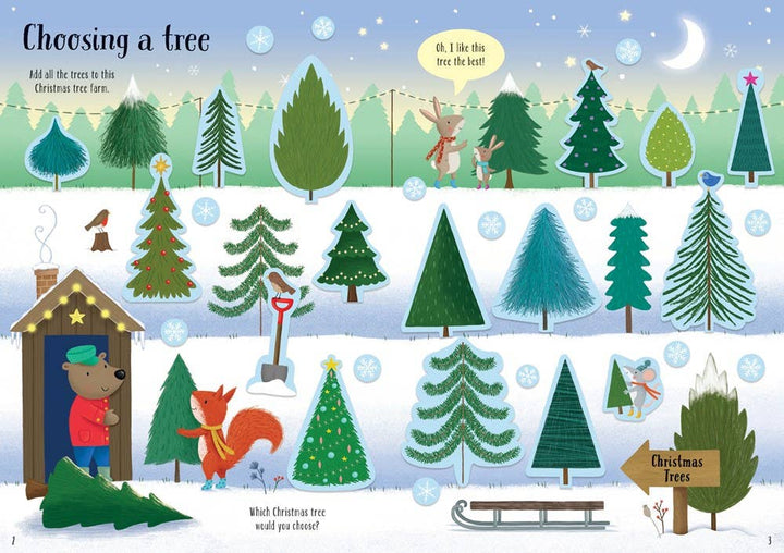 Usborne Sparkly Christmas Trees