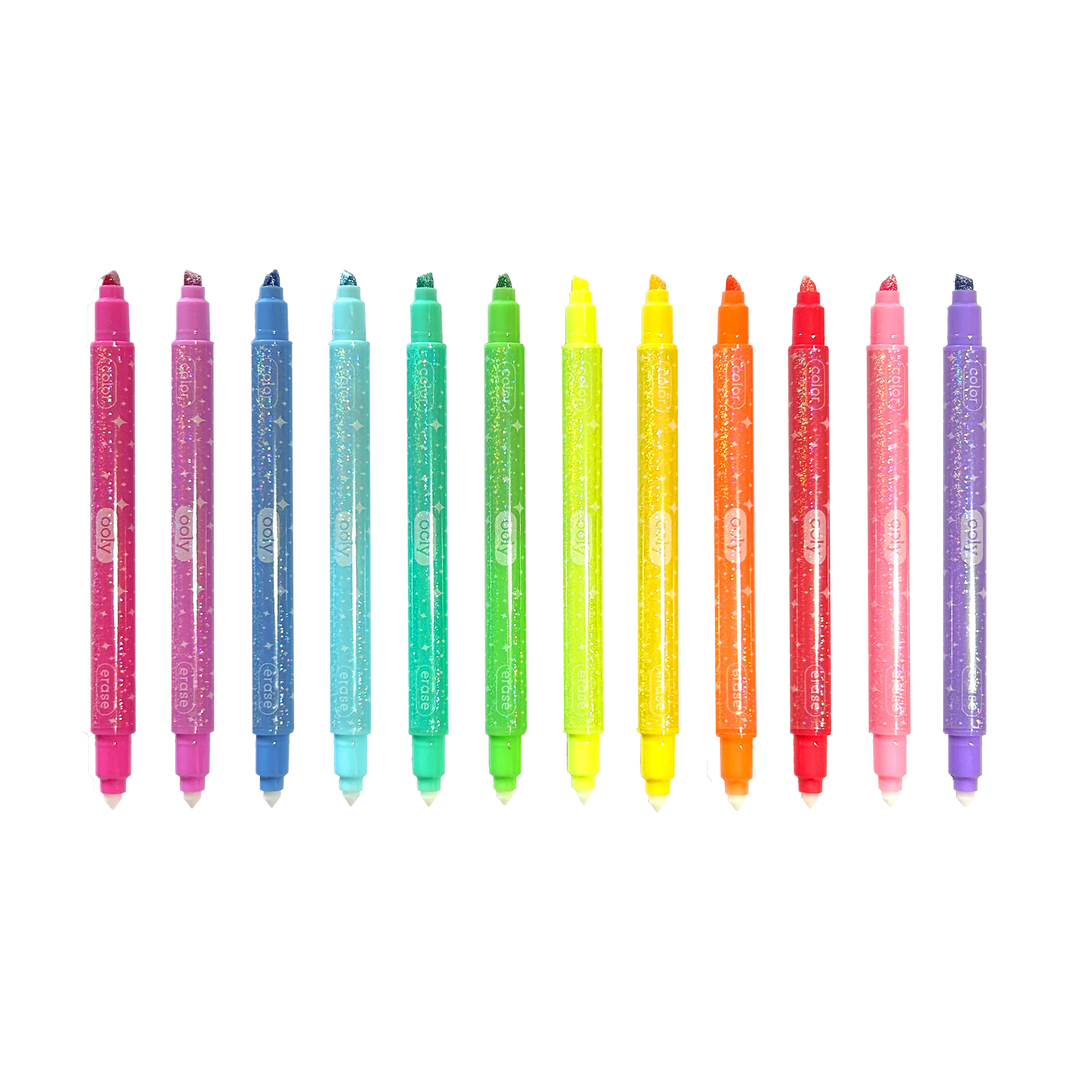 Ooly Make No Mistake!: Glittery Erasable Markers