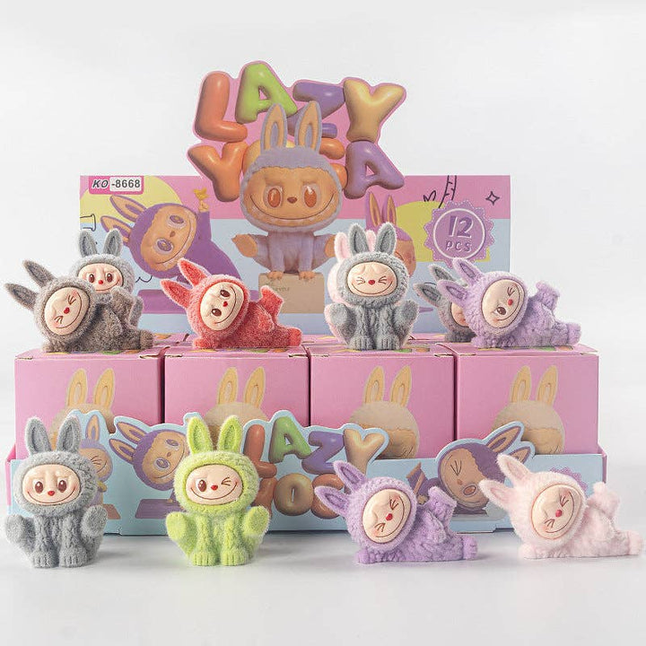 Little Trendy Flocking Cute Monster Ornaments Gift