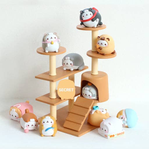 Molang Lazy Cat Costume Figure Blind Box