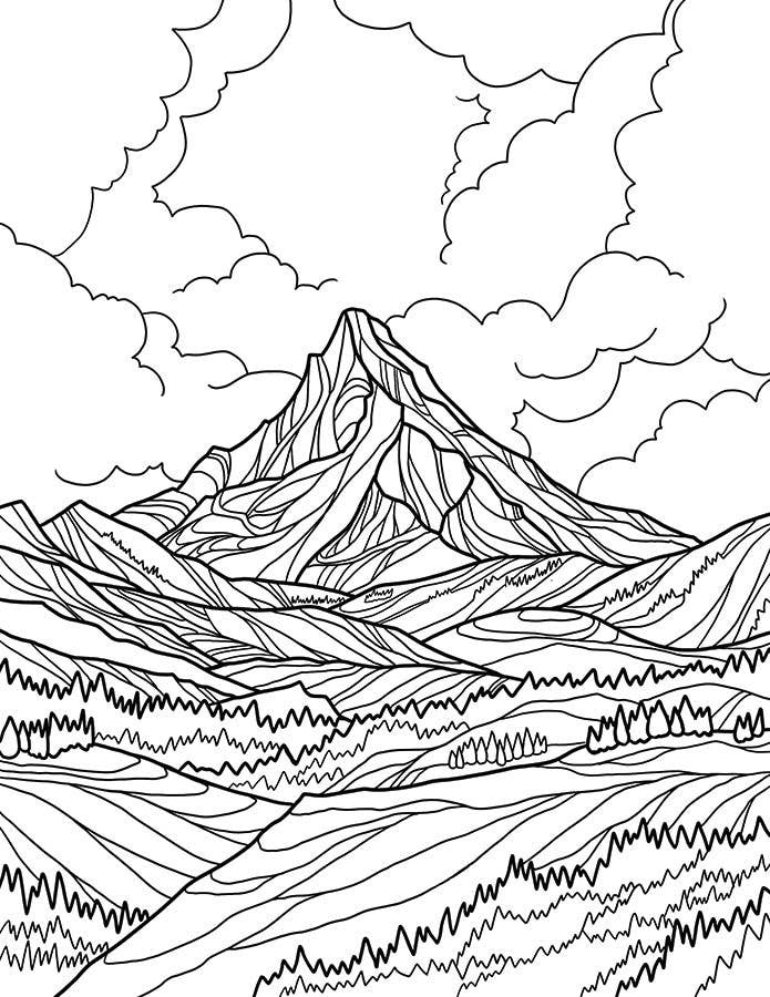 Michele Michael Art The Bend Coloring Book