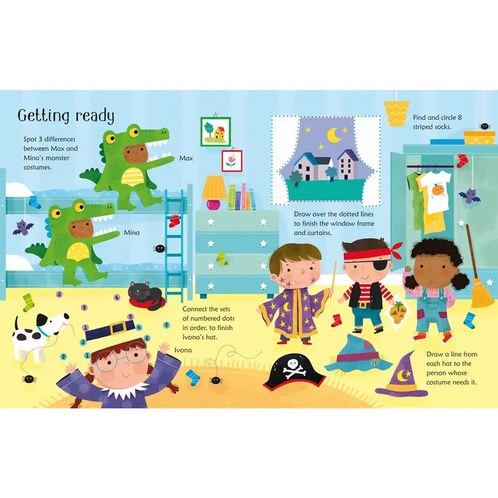 Usborne Wipe-Clean Halloween Activities