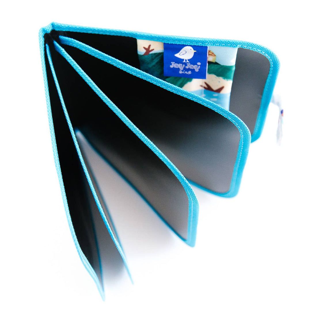 Jaq Jaq Bird Airplanes Activity Wipe Dry Book