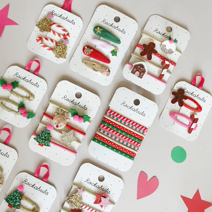 Rockahula Stripy Christmas Tree Clips